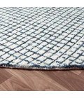 LR Home Criss Cross Blue CRISS 6ft. Round Rug