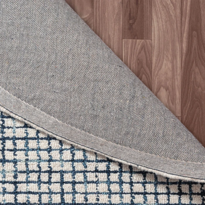 Rugs Town Cross Blue CRISS 8ft. Round Rug