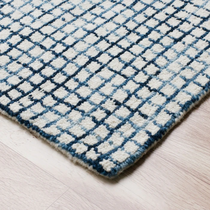 Rugs Town Cross Navy/Ivory 81295 10 ft. X 14 ft. Rect. Rug