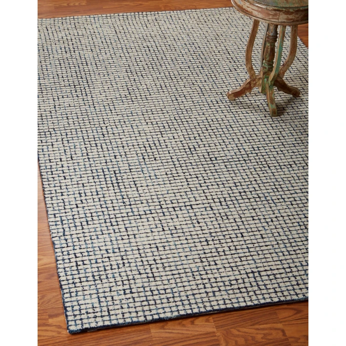 Rugs Town Cross Navy/Ivory 81295 10 ft. X 14 ft. Rect. Rug