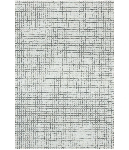 LR Home Criss Cross Gray/Ivory 81296 5 ft. X 7 ft. 9 in. Rect. Rug