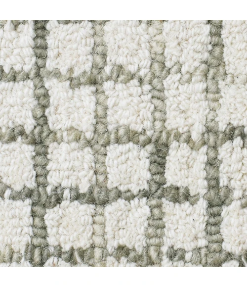 LR Home Criss Cross Gray/Ivory 81296 5 ft. X 7 ft. 9 in. Rect. Rug