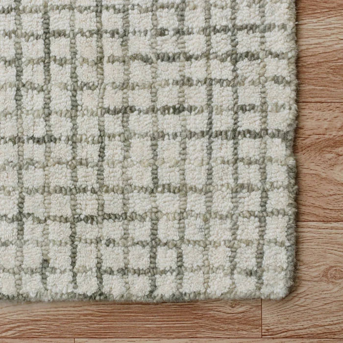 Rugs Town Cross Gray/Ivory 81296 2 ft. 6 in. X 8 ft. Rect. Rug