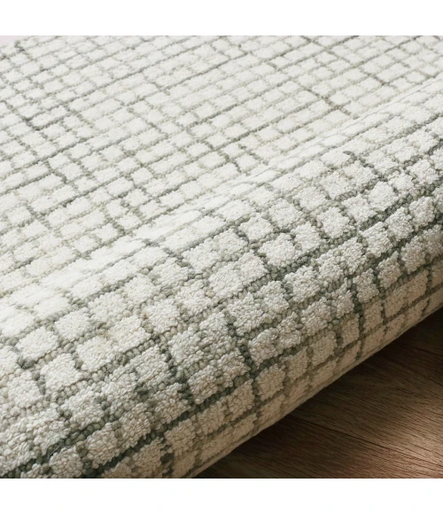 LR Home Criss Cross Gray/Ivory 81296 5 ft. X 7 ft. 9 in. Rect. Rug