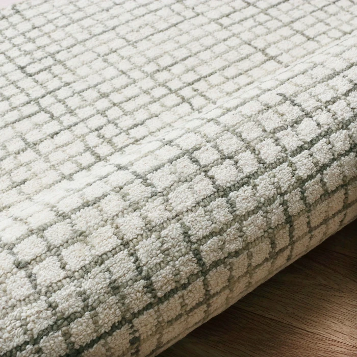 Rugs Town Cross Gray/Ivory 81296 2 ft. 6 in. X 8 ft. Rect. Rug