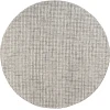 LR Home Criss Cross Gray CRISS 6ft. Round Rug