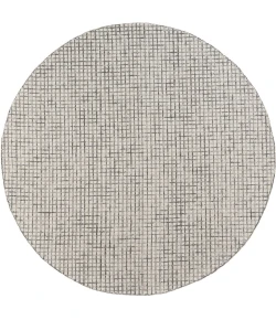 LR Home Criss Cross Gray CRISS 6ft. Round Rug