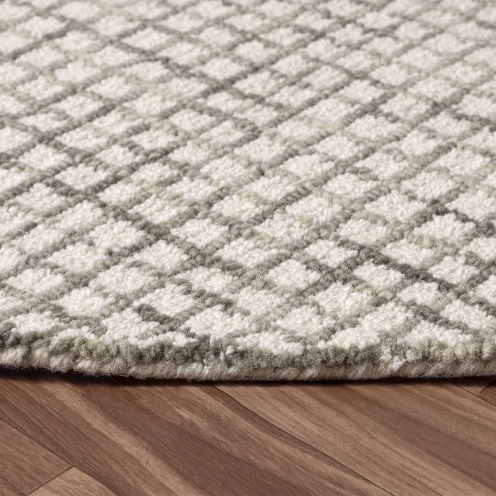 Rugs Town Cross Gray CRISS 8ft. Round Rug