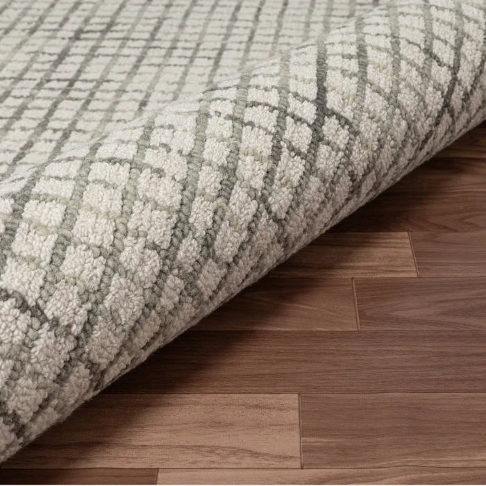 Rugs Town Cross Gray CRISS 8ft. Round Rug