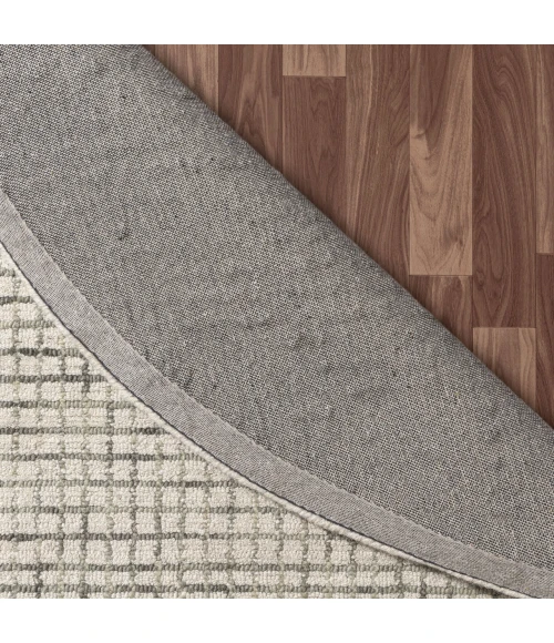 LR Home Criss Cross Gray CRISS 6ft. Round Rug