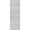 LR Home Criss Cross Gray/Ivory 81296 2 ft. 6 in. X 8 ft. Rect. Rug