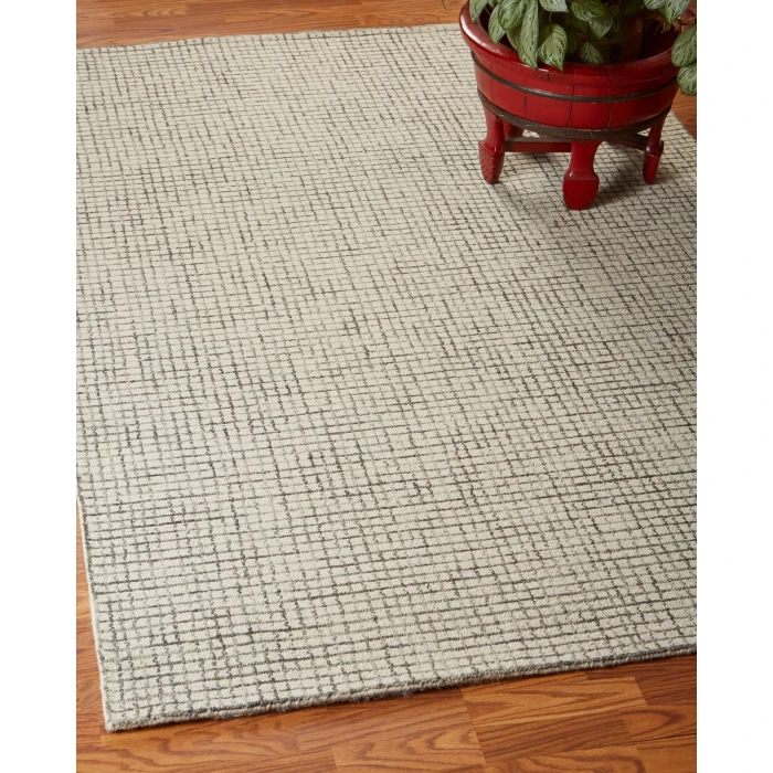 Rugs Town Cross Gray/Ivory 81296 2 ft. 6 in. X 8 ft. Rect. Rug