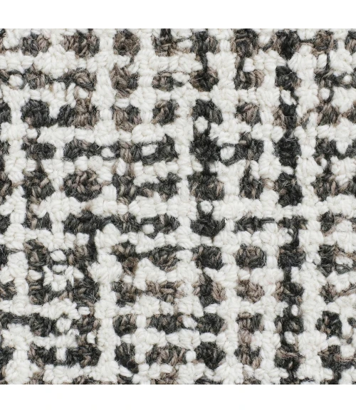 LR Home Criss Cross Gray 81297 5 ft. X 7 ft. 9 in. Rect. Rug