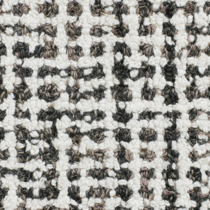 Rugs Town Cross Gray 81297 2 ft. 6 in. X 8 ft. Rect. Rug