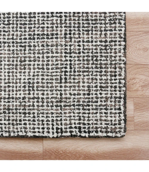 LR Home Criss Cross Gray 81297 5 ft. X 7 ft. 9 in. Rect. Rug