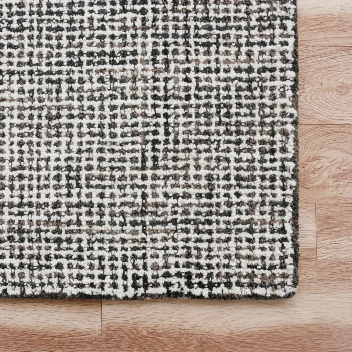 Rugs Town Cross Gray 81297 2 ft. 6 in. X 8 ft. Rect. Rug