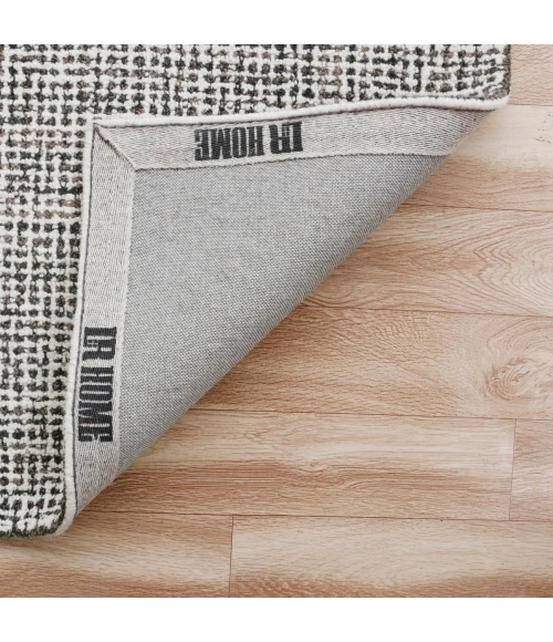 LR Home Criss Cross Gray 81297 5 ft. X 7 ft. 9 in. Rect. Rug