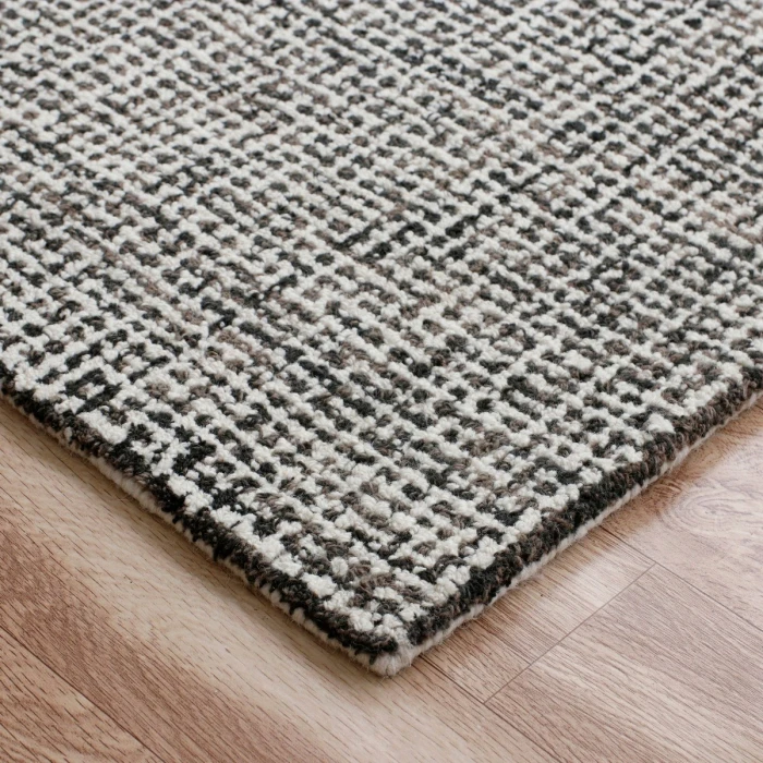 Rugs Town Cross Gray 81297 2 ft. 6 in. X 8 ft. Rect. Rug