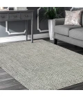 LR Home Criss Cross Gray 81297 5 ft. X 7 ft. 9 in. Rect. Rug