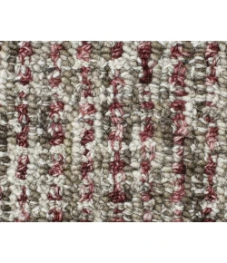 LR Home Criss Cross 81300 Brown/ Red 9' X 12' Rect. Rug