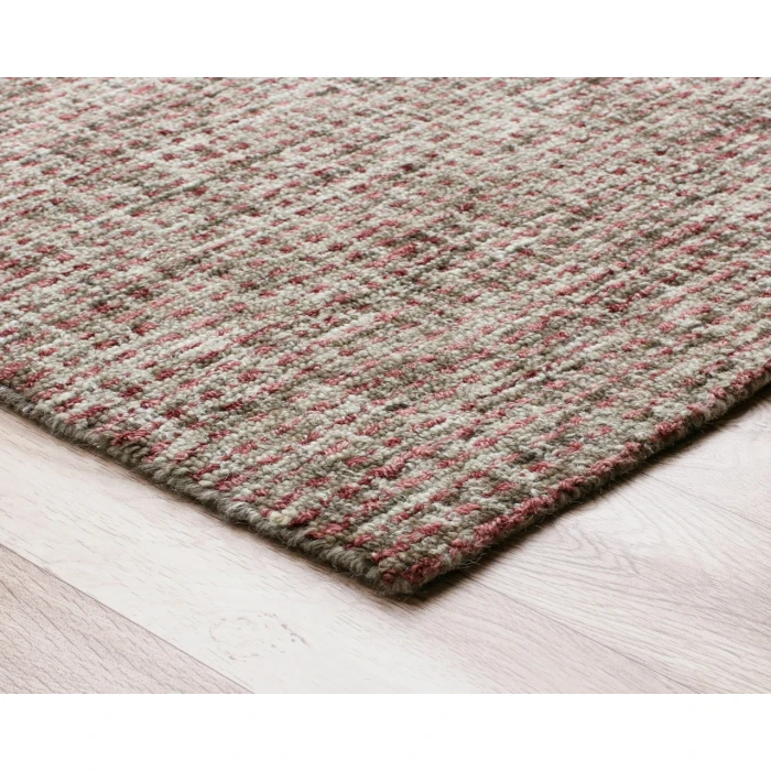 LR Home CRISS CROSS 81300 Brown/ Red 9' X 12' Rect. Rug