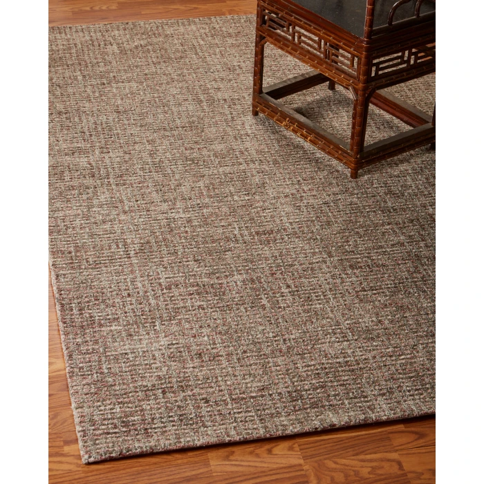 LR Home CRISS CROSS 81300 Brown/ Red 9' X 12' Rect. Rug