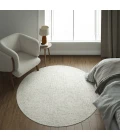 LR Home Criss Cross Brown CRISS 6ft. Round Rug