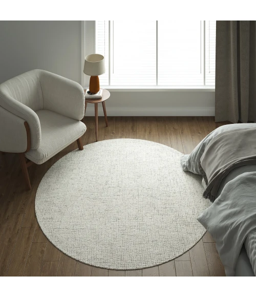 LR Home Criss Cross Brown CRISS 6ft. Round Rug