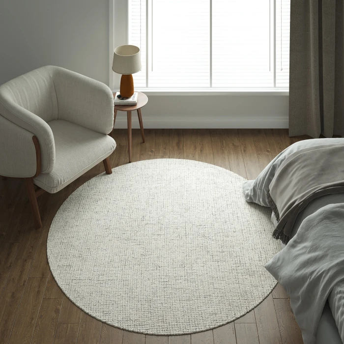 Rugs Town Cross Brown CRISS 8ft. Round Rug