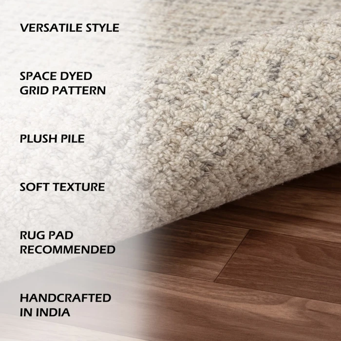 LR Home Criss Cross Brown CRISS 2ft. x 3ft. Rectangle Rug