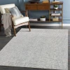 Rugs Town 82202 Ivory/Stone Blue 6ft. x 9ft. Rect. Rug