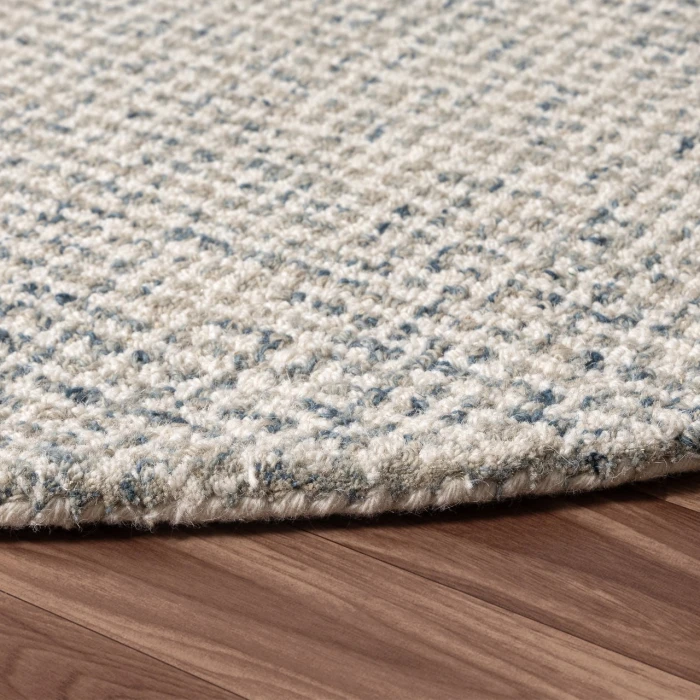 Rugs Town Cross Blue CRISS 6ft. Round Rug