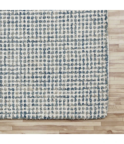 Rugs Town Criss Cross Blue Malibu 6ft. x 9ft. Rect. Rug