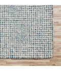 LR Home Criss Cross Teal/Cream 82202 5 ft. X 7 ft. 9 in. Rect. Rug