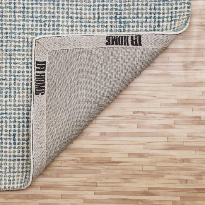Rugs Town Cross Teal/Cream 82202 2 ft. 6 in. X 8 ft. Rect. Rug