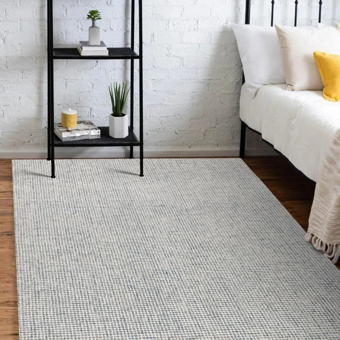 Rugs Town Cross Teal/Cream 82202 2 ft. 6 in. X 8 ft. Rect. Rug