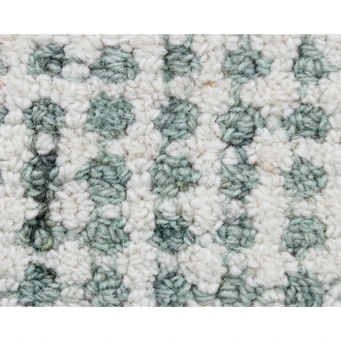 LR Home Criss Cross Green/ Ivory 82376 2 ft. 6 in. X 8 ft. Rect. Rug