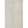 LR Home Criss Cross Gray CRISS 4ft. x 6ft. Rectangle Rug