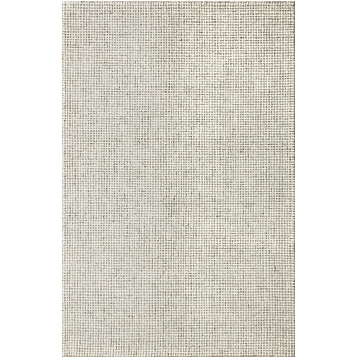 LR Home Criss Cross Gray/Ivory 82378 5 ft. X 7 ft. 9 in. Rect. Rug