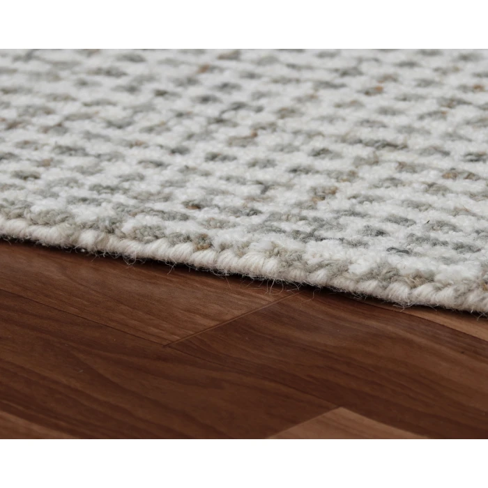 LR Home Criss Cross Gray/Ivory 82378 2 ft. 6 in. X 8 ft. Rect. Rug