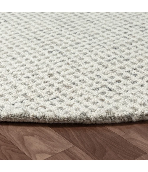 LR Home Criss Cross Gray CRISS 6ft. Round Rug