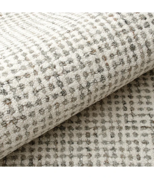 LR Home Criss Cross Gray CRISS 4ft. x 6ft. Rectangle Rug