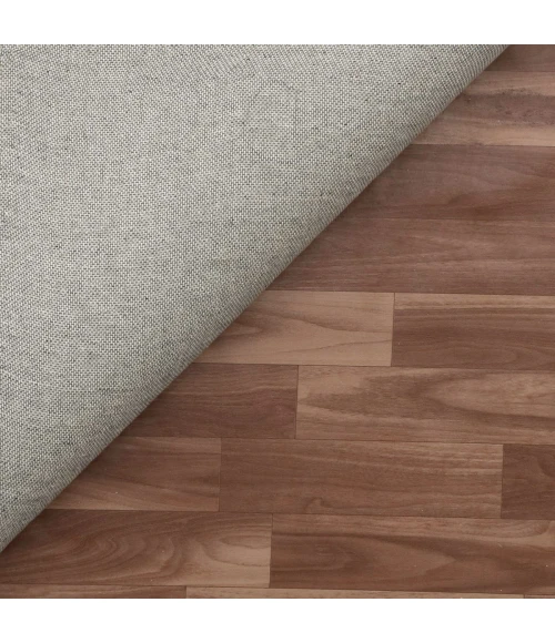 LR Home Criss Cross Gray/Ivory 82378 7 ft. 9 in. X 9 ft. 9 in. Rect. Rug