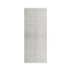 LR Home Criss Cross Gray/Ivory 82378 2 ft. 6 in. X 8 ft. Rect. Rug
