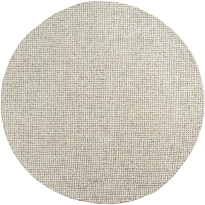 Rugs Town Cross Beige CRISS 8ft. Round Rug