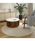 LR Home Criss Cross Beige CRISS 6ft. Round Rug