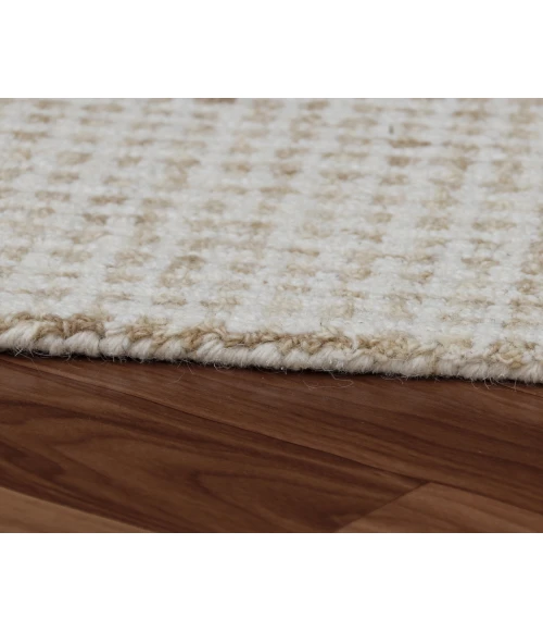 LR Home Criss Cross Beige/Ivory 82380 7 ft. 9 in. X 9 ft. 9 in. Rect. Rug