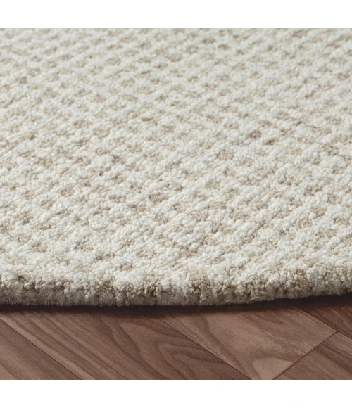 LR Home Criss Cross Beige CRISS 6ft. Round Rug