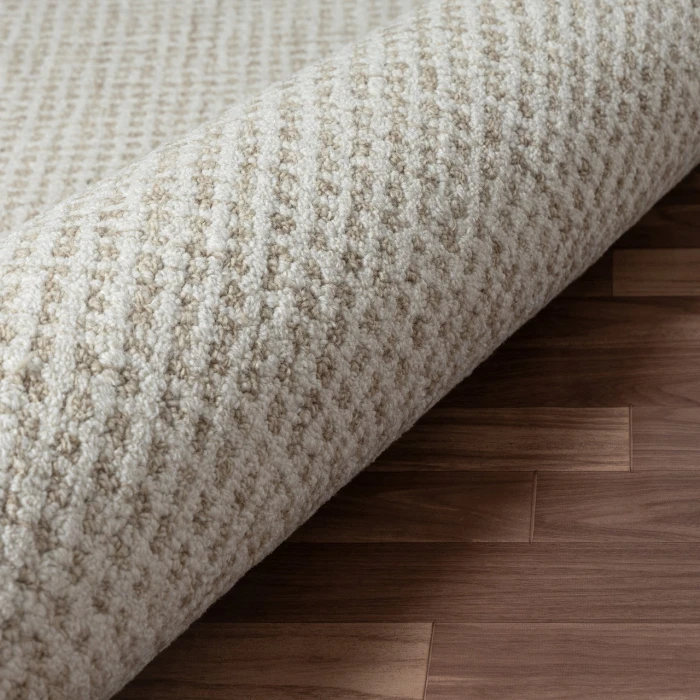 Rugs Town Cross Beige CRISS 8ft. Round Rug