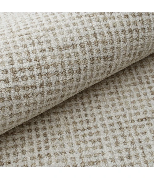 LR Home Criss Cross Beige/Ivory 82380 7 ft. 9 in. X 9 ft. 9 in. Rect. Rug